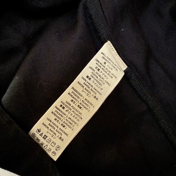 Free People Black Floral Mini Dress - Picture 8 of 9